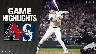 Dbacks vs Mariners Game Highlights 42824  MLB Highlights [upl. by Ayotak]