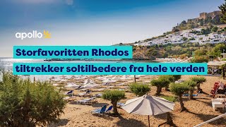 Oppdag storfavoritten Rhodos som tiltrekker soltilbedere fra hele verden [upl. by Serica903]