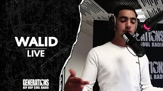 WALID  PAS COMME VOUS Live des studios de Générations [upl. by Inalej]