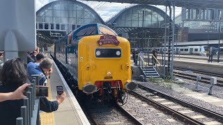 55009 Alycidon “Capital Deltic” 29th July 2023 departs Kings Cross [upl. by Sedaiuqlem]