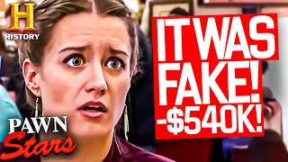 BIGGEST MISTAKES on Pawn Stars [upl. by Atnahsa159]