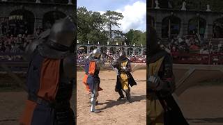 Maciejowski Bible Sword VS Grand Falchion armoredcombat buhurt medievalcombat [upl. by Aicilanna328]