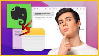 Evernote vs Apple Notes  Which is the Better NoteTaking App Guide  Tutorial [upl. by Gisser]