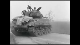 6th armored division leipzig germany 12 april 1945 UPSCALED [upl. by Ymerrej]