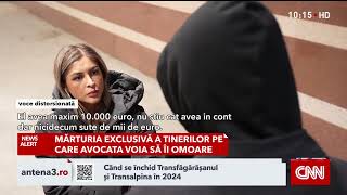 Mărturia exclusivă a tinerilor pe care avocata din Ilfov voia să îi omoare [upl. by Maxim]