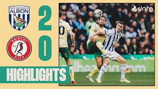 West Brom 20 Bristol City  Highlights [upl. by Delahk52]