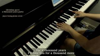 Christina Perri  A Thousand Years Part 2  Piano Cover amp Sheets [upl. by Lucio]