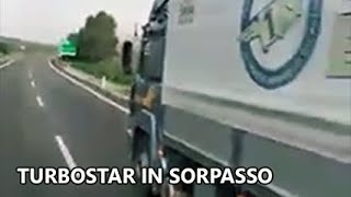 Iveco Turbostar 19048 sorpasso in salita [upl. by Rellek]