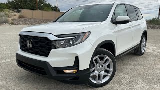 2025 Honda Passport EXL  Platinum White Pearl  Brown Interior  Walkaround [upl. by Refenej350]