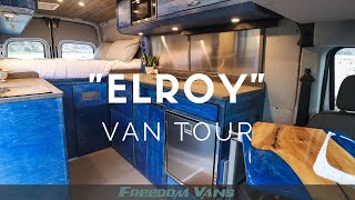 AWD Ford Transit 148quot Surf Van Conversion with Removable Shower TOUR [upl. by Ellerad386]