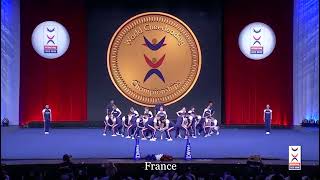 Cheerleading  Equipe de France Coed Elite  ICU World Cheerleading Championships 2022 [upl. by Alim]