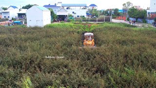 Full Antion complete 100 clearing forest for build amp factory by amazing Bulldozer KOMATSU D31P [upl. by Etak655]