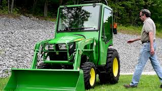 John Deere 3E Advantage Cab 2018 [upl. by Aseyt738]