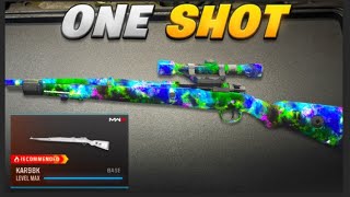 new ONE SHOT KAR98 BUILD is META in WARZONE 3 😲 Best KAR98K Class Setup  MW3 [upl. by Faulkner]