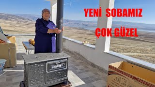 YENİ SOBAMIZI KURACAĞIMIZ YERİNİ HAZIRLIYORUZ [upl. by Tareyn751]