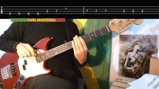 Caution  Bob Marley And The Wailers Bass Cover And Tabs [upl. by Oliric680]