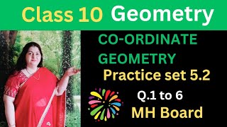 Class10maths 2geometrycoordinate geometrypractice set 52Q1 to 6🔥 [upl. by Attelrak369]