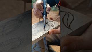 🌿Letrero de madera pirograbada 🪵 diy woodworking garden [upl. by Trill]