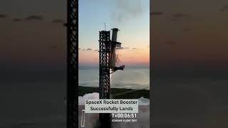 SpaceX Rocket Booster Successfully Lands [upl. by Barsky]