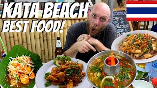 Best Thai Food Spots and Restaurants in Kata Beach Phuket 🇹🇭  Thailand Travel Vlog 2023 [upl. by Nednyl]