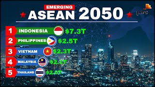 LongTerm Economic Outlook  Philippines Vietnam Malaysia Thailand and Indonesia by 2050 [upl. by Eniladam]