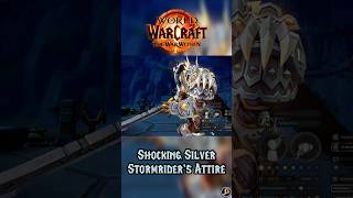 Shocking Silver Stormriders Attire from TWW Heroic edition warcraft gaming wowcommunity [upl. by Artimed755]