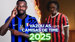 VAZOU as NOVAS CAMISAS DE TIMES DA EUROPA 202425 [upl. by Nivrac426]