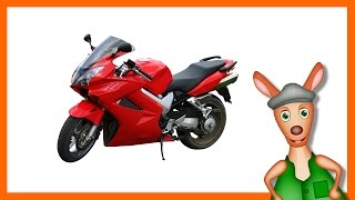 MOTORCYCLE   Bikes For Kids  Things That Go TV [upl. by Iruj]