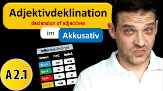 Adjektivdeklination Im Akkusativ  German Adjective Endings in Accusative [upl. by Macy]