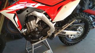 Crf450l 350 mile review idle issue seat and tires [upl. by Inaoj67]