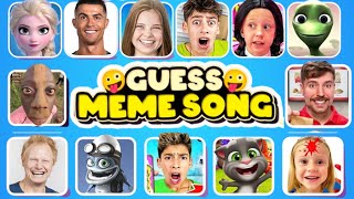 Guess The Meme Songs amp Who’S SINGING🔥 Hamoud habibi christiano ronaldo MrBeast lonley Tenge [upl. by Rengaw412]