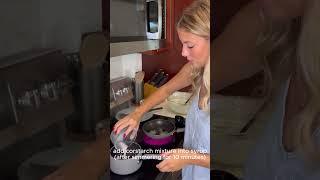 Blueberry pancakes 🫐🧑‍🍳 blueberrypancakes cookingtips breakfast cookingvideo easyrecipe [upl. by Allicirp]