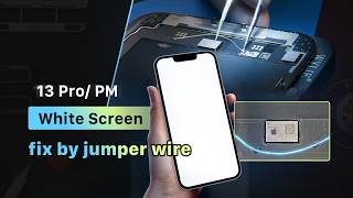 A Common Solution to iPhone 13 ProPro Max White and Green Screen Jumping Wire [upl. by Araec]