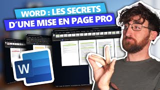 TUTO WORD  Les SECRETS dune MISE EN PAGE PRO 📄🤩 [upl. by Frame]