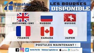 Bourses dÉtude 2022 2023 Entièrement Gratuite [upl. by Aleydis]