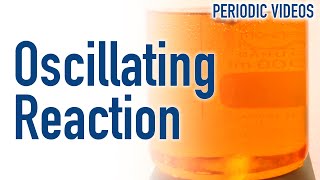 Oscillating Reaction  Periodic Table of Videos [upl. by Ayikin]