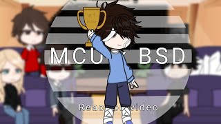 Idiosyncracy react to Dazai Osamu Marvel Cinematic Universe x BSD crossover Read Description [upl. by Colette]