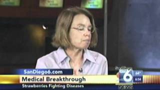 Salk News Clip  Strawberry Benefits San Diego 6 [upl. by Kitrak]