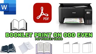 HOW TO BOOKLET PRINT IN PDF FORMAT USING URDU BOOKLET PRINT ON BOTH SIDE [upl. by Goodard]