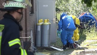 28062018  VN24  Chlorgas Unfall am Wellenbad Bergkamen [upl. by Savadove794]