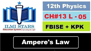 Amperes Law Concept Statement and Applications  Class 12 Physics Chapter 13 [upl. by Dnartreb]