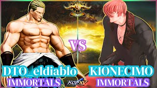 KOF XV🔥🕹️The Next Level Of KOF Season⚡Rank Match⚡️DTOeldiablo🔥VS🔥KIONECIMO⚡️The Battle of Warriors🔥 [upl. by Ynnus114]