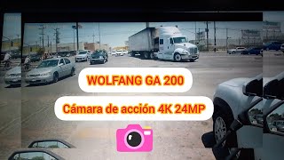 La cámara deportiva 4k WOLFANG Ga 200 [upl. by Sorazal]