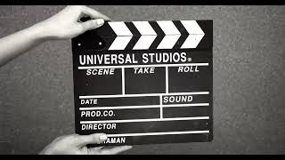 A Vintage Clapperboard Used In Making Film Scenes [upl. by Cynde]