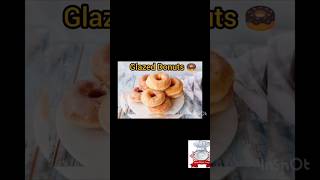 Glazed Donuts 🍩Easy to makefood viralvideo viralshorts trending donuts [upl. by Hezekiah277]