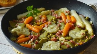 Menestra de verduras Fácil ligera y muy saludable [upl. by Friederike]