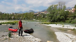 Flusswandern auf dem Piave Belluno  Ponte di Piave [upl. by Kina]