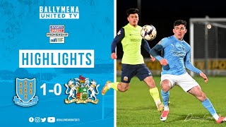 MATCH HIGHLIGHTS  Ballymena United 10 Glenavon [upl. by Casmey138]