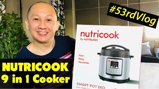 How To Use NUTRICOOK 9 in 1 Smart Pot My53rdVlog❤️ [upl. by Esra]