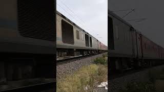 12222 Howrah  Pune Ac Duronto Express With Tata Nagar WAP7 shorts [upl. by Renard]